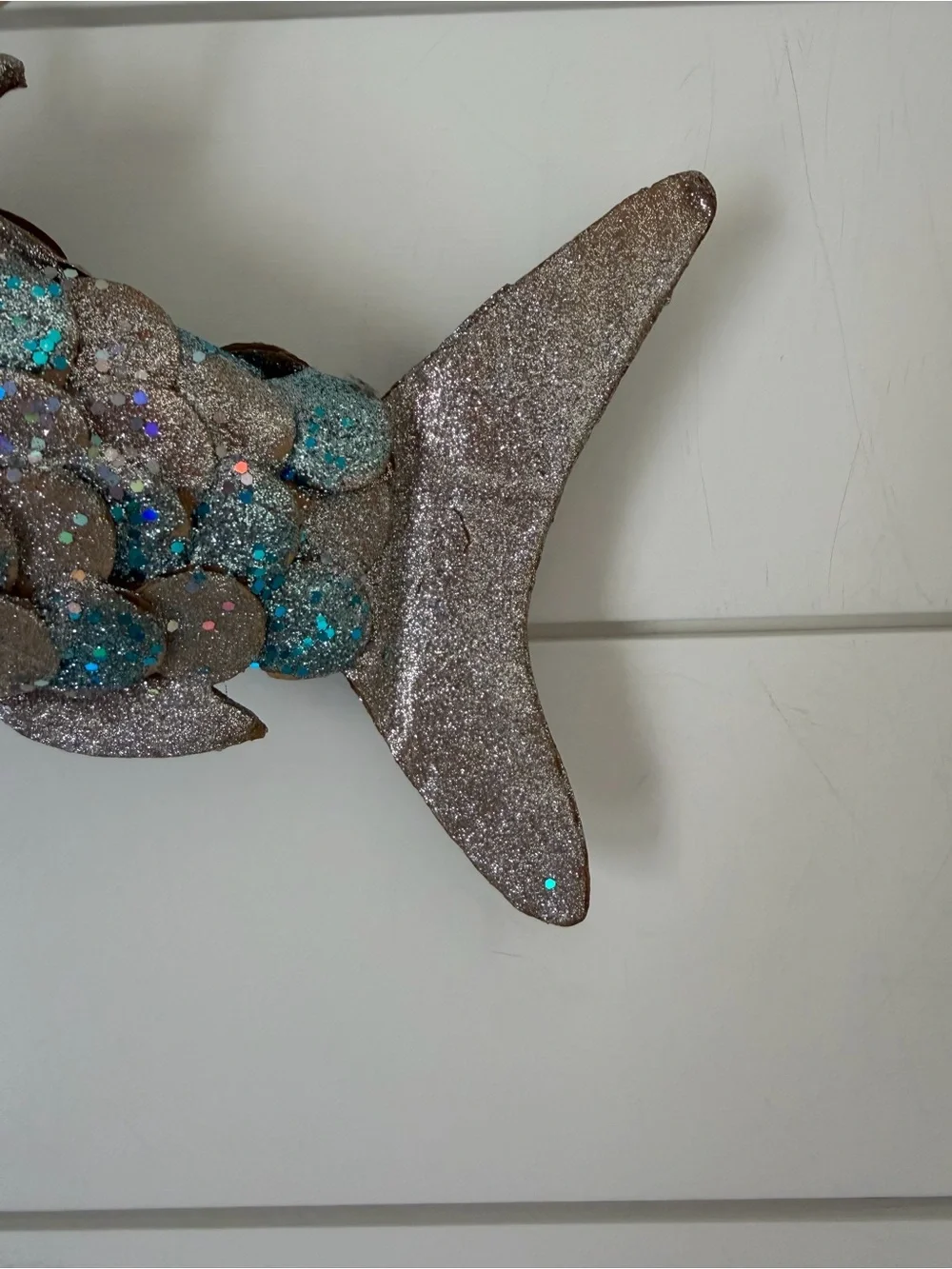 Coastal Glitter Fish Ornament